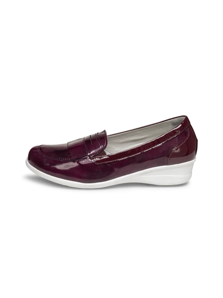 VITAFORM Echt Leder & vitaform Stretch Slipper in beere günstig kaufen