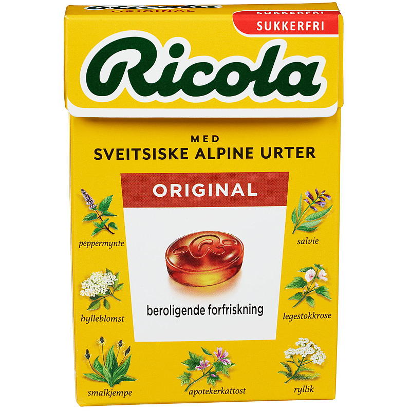 Ricola Ricola Original 50 g sukkerfri