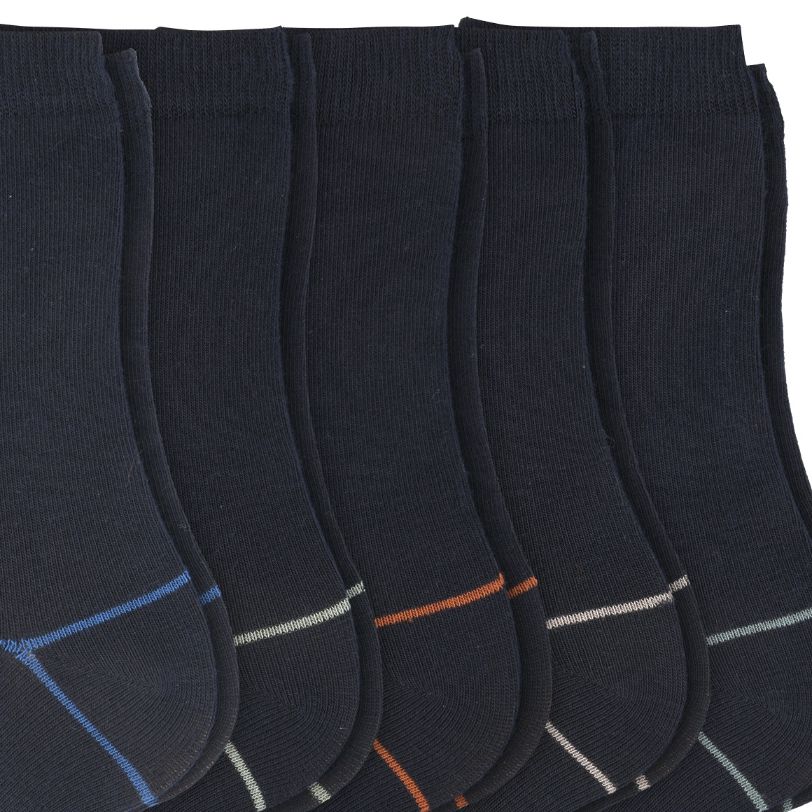 5 Paar Jungen Socken mit Sortierhilfe