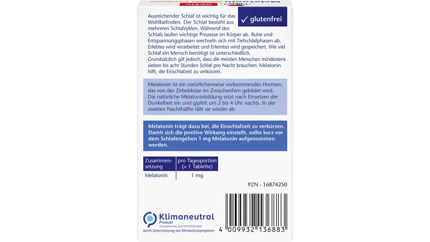 Doppelherz Melatonin Schneller Einschlafen