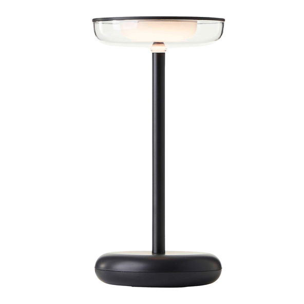 LED-Akku-Tischleuchte Nevio, schwarz