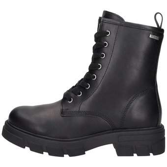 Via della Rosa Schnür Boots in schwarz