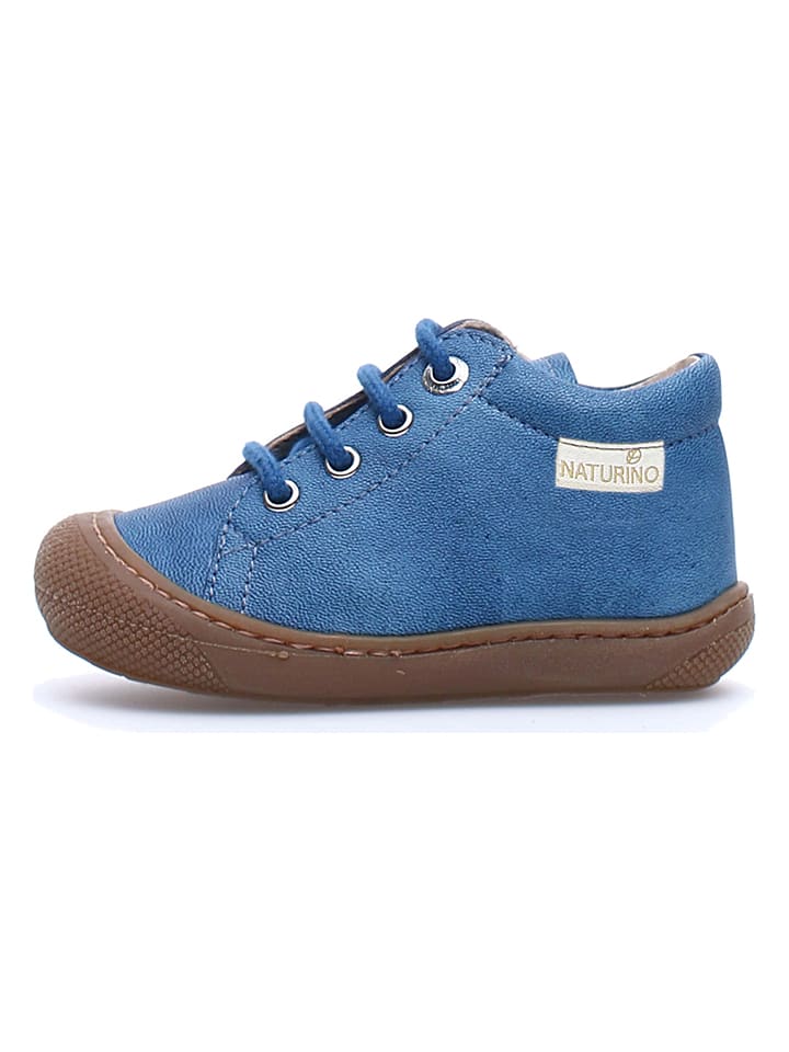 Naturino Leder-Sneakers in Blau günstig kaufen