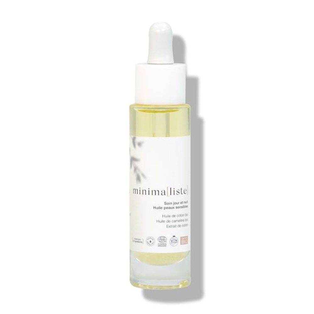 minimaliste Huile visage peaux sensibles