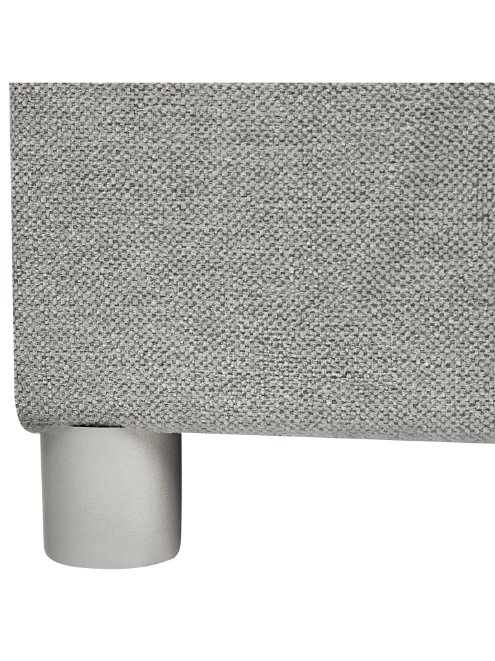 Beliani Boxspring Bett MINISTER in Grau/Silber - (W) 168 x (H) 115 x (L) 209 cm günstig kaufen onesize