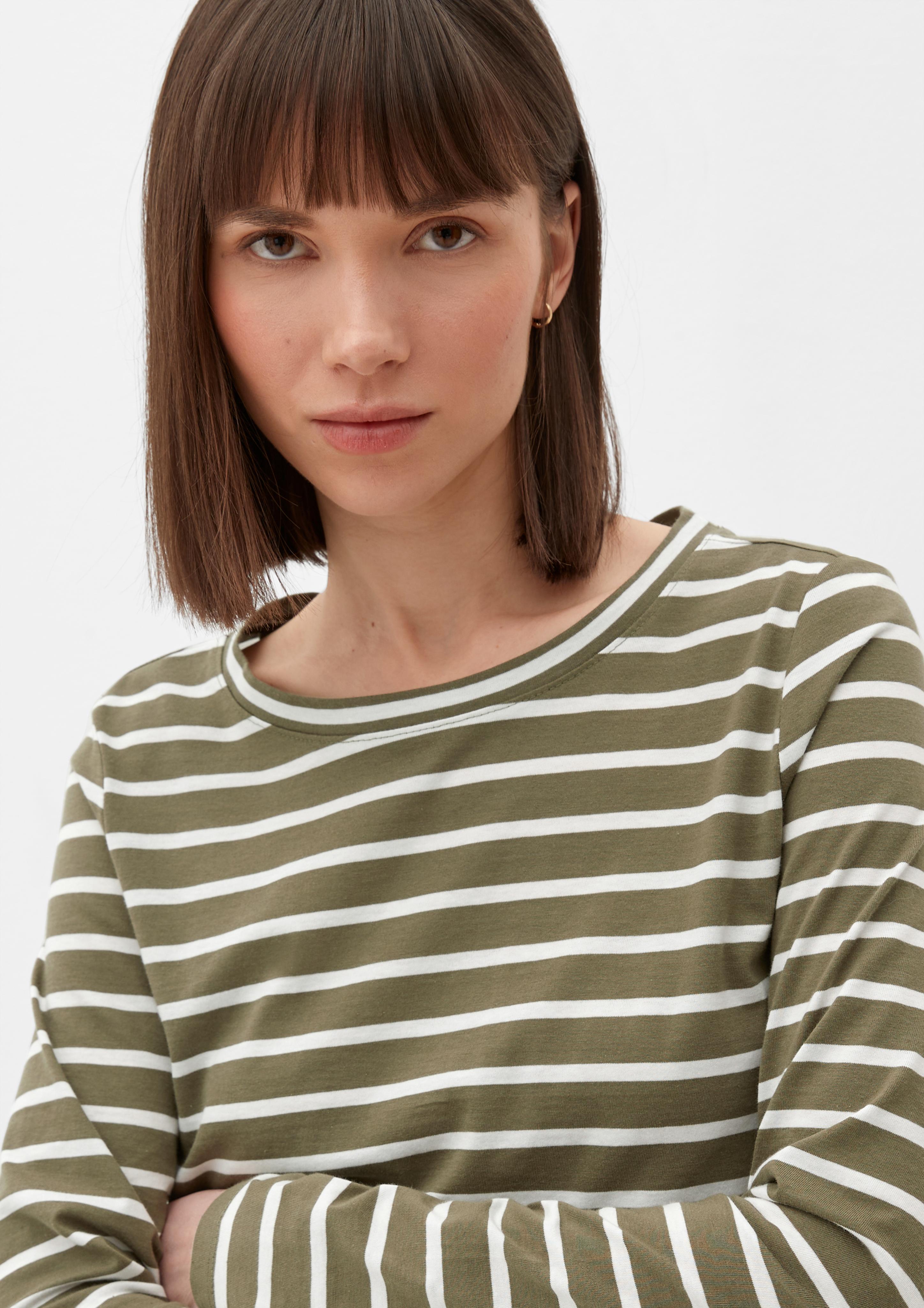 Gestreiftes Langarmshirt aus Jersey  2121699-79G2