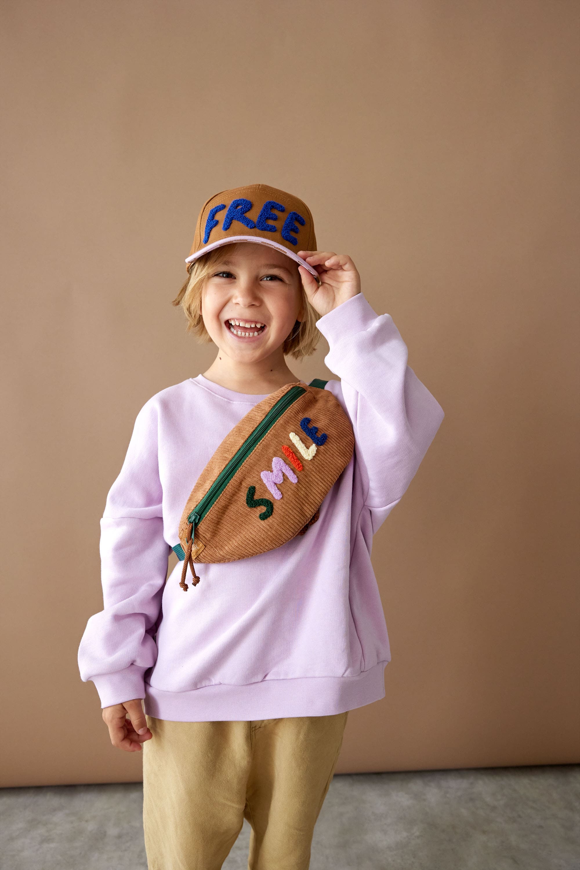 Basecap Kinder - Little Gang, Free Karamell