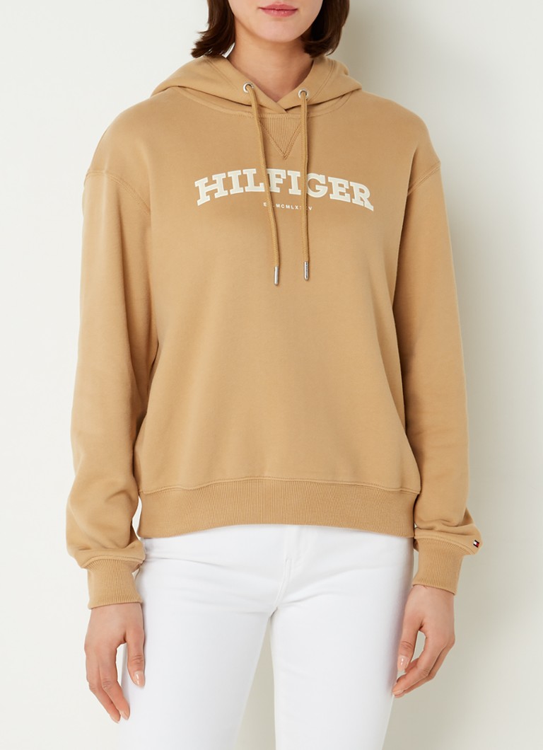 Tommy Hilfiger logós kapucnis pulóver