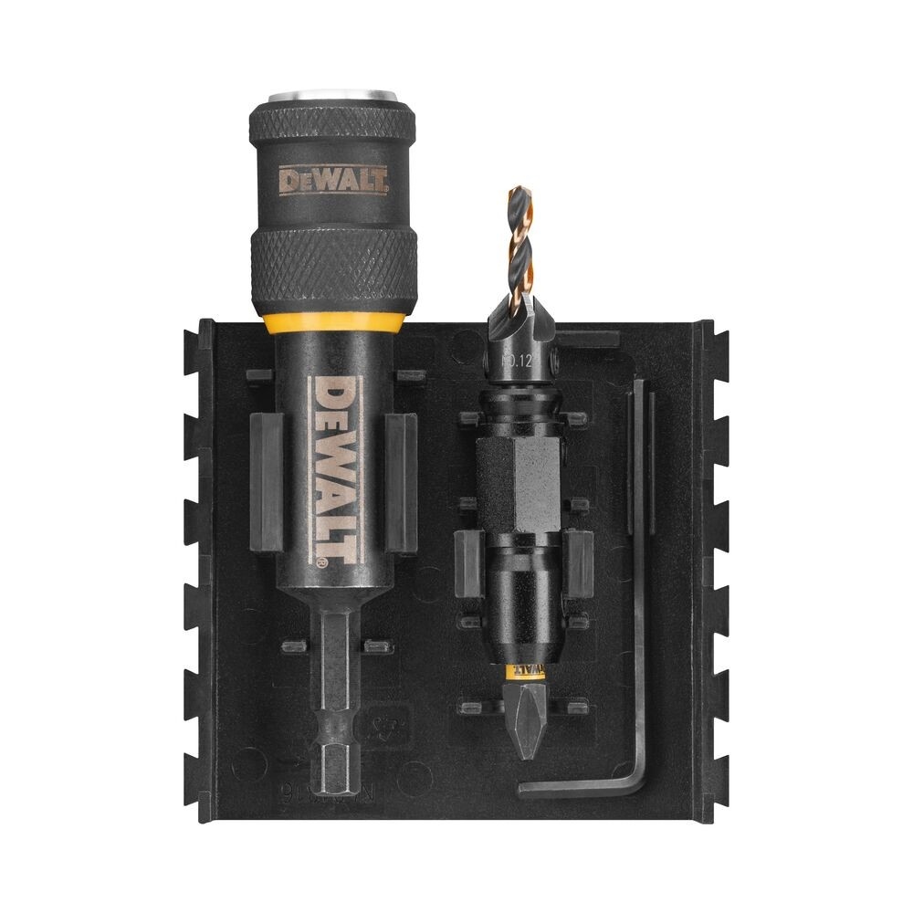 DeWalt Tilbehør DT70779T-QZ FLEXTORQ Forborings- og Forsænkningsboresæt i Robust Kuffert 22 dele