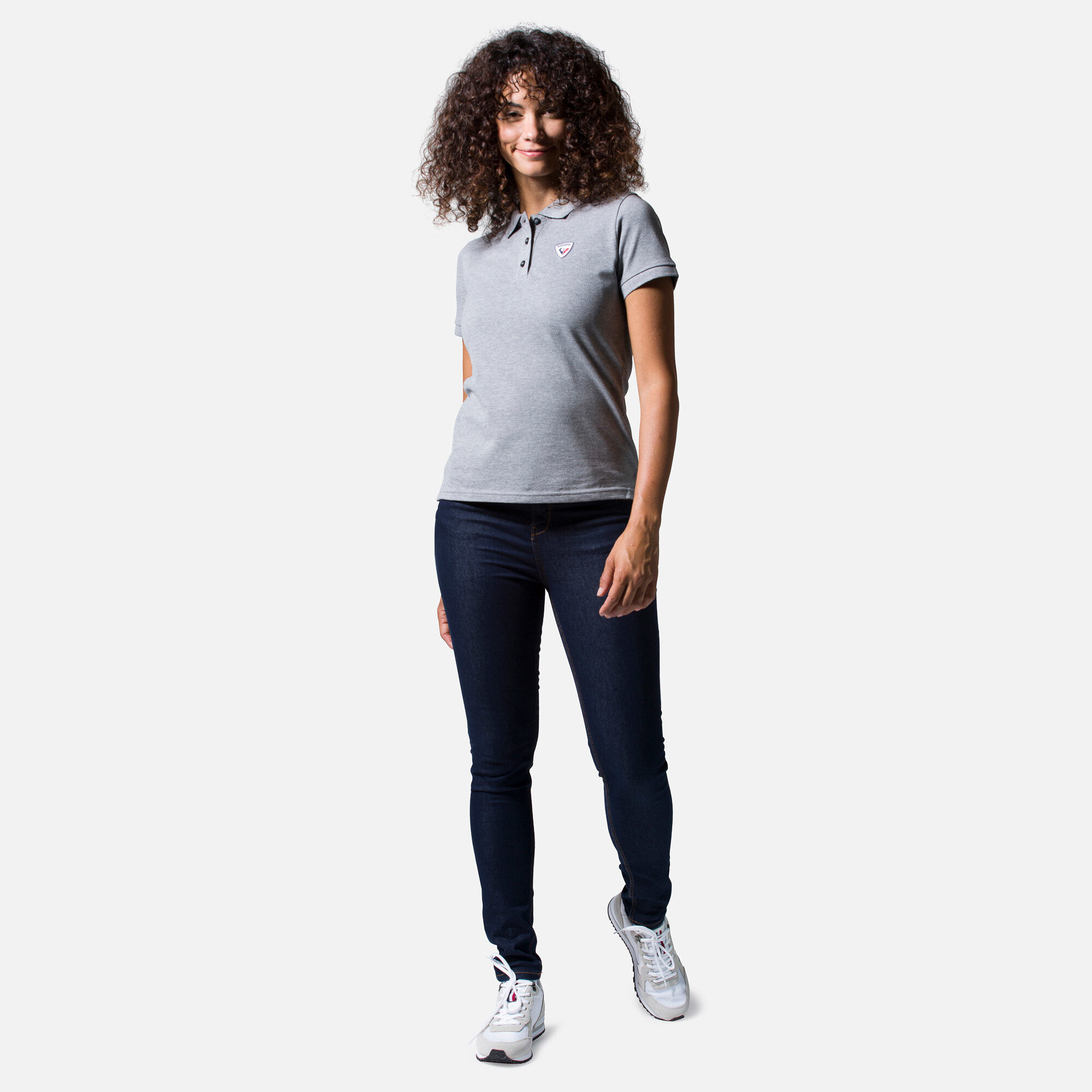 Polo Logo Femme