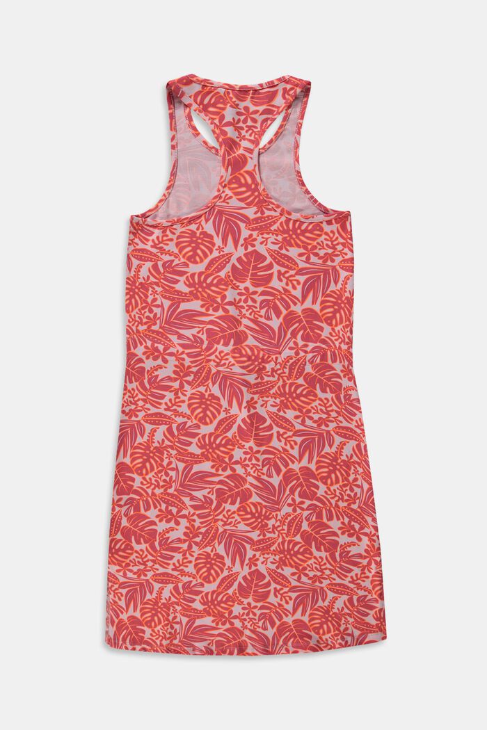 Kleid mit tropischem Muster