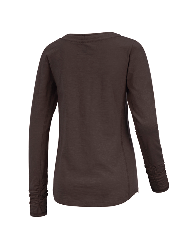 e.s. Longsleeve cotton slub, Damen
