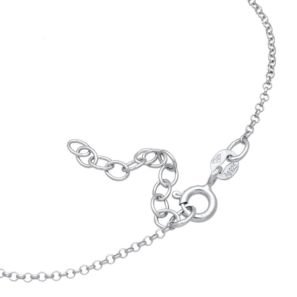 Elli Elli Bracelet Femmes chaîne à main symbole l'infini en argent sterling 925 plaqué Bracelet