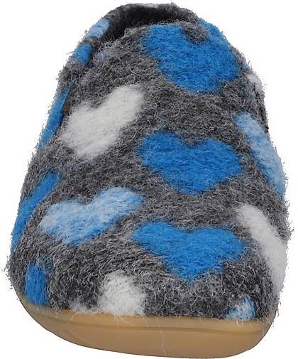 WESTLAND Hausschuh Cadiz 08, blau-multi