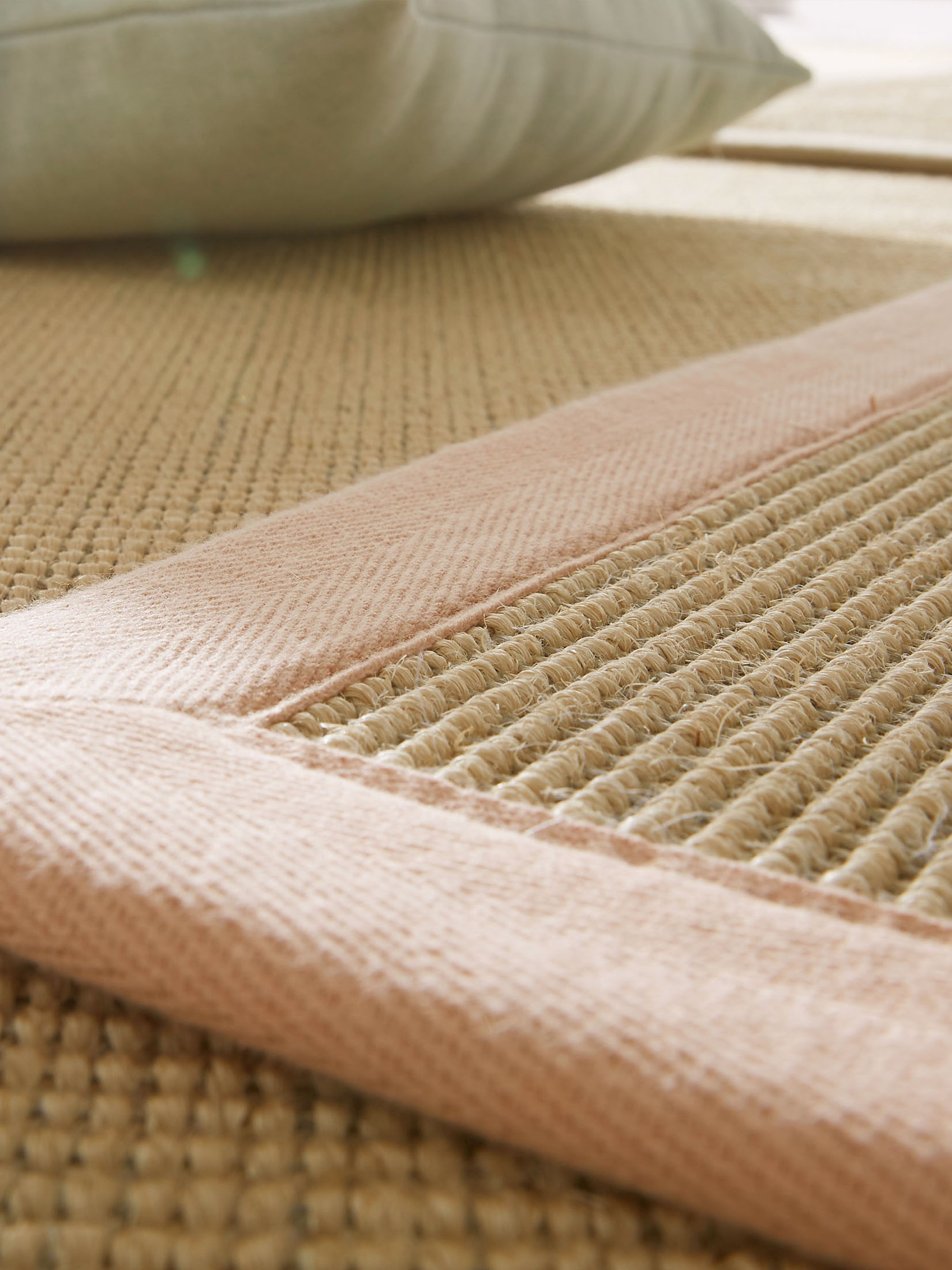 Aruba Pastell Sisal-Teppich, Apricot