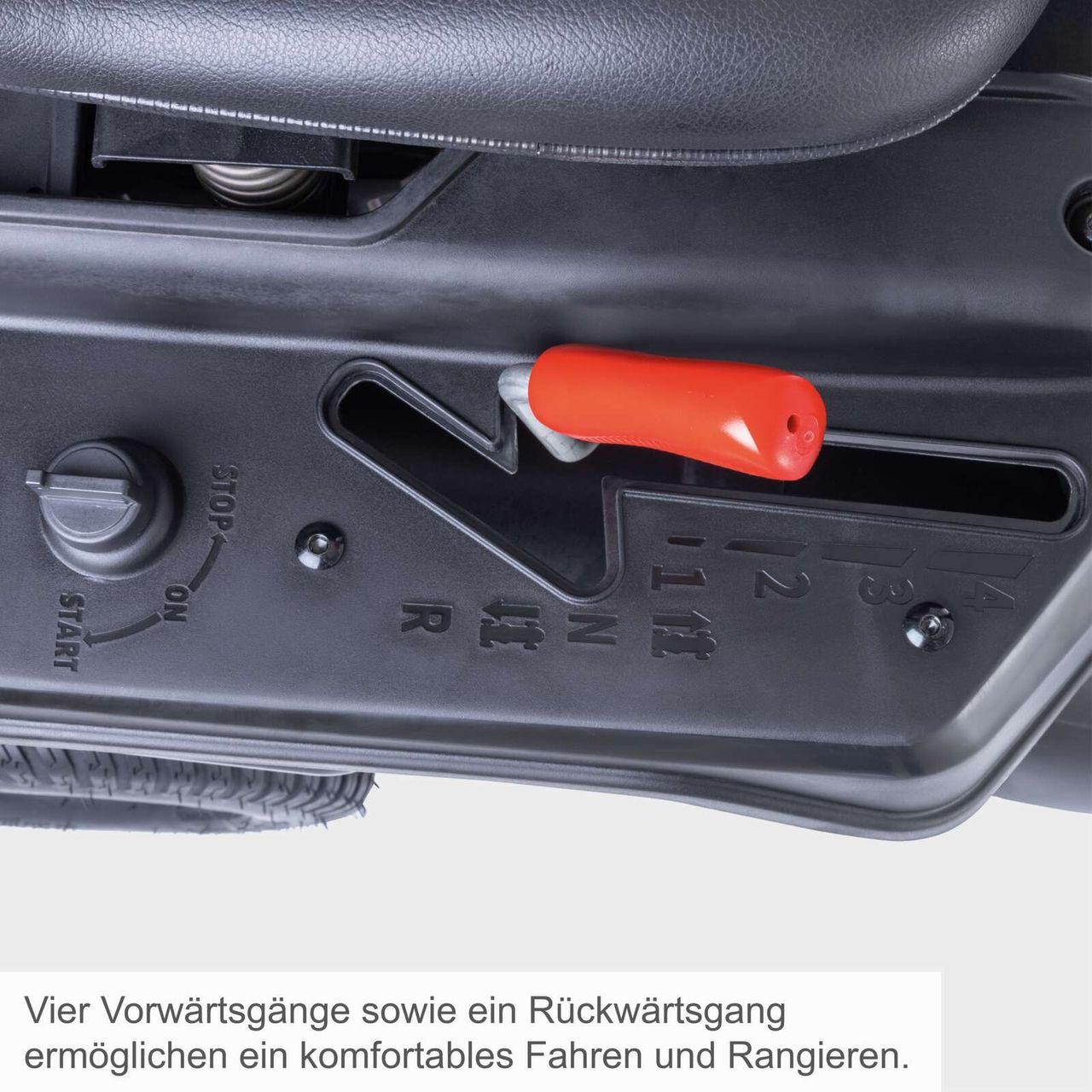 Scheppach Benzin-Aufsitzrasenmäher MR200-61 E Start 6 in 1