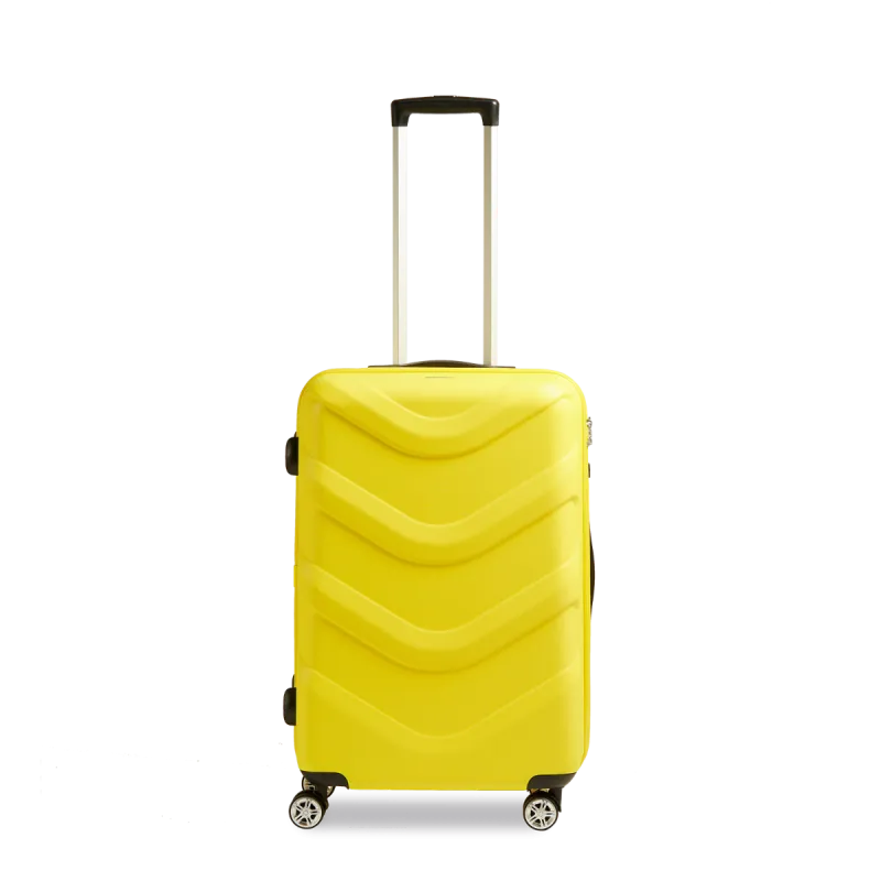 Stratic Hartschalen-Koffer M mit 4 Rollen, 65 cm, 69 Liter Arrow 2 - Yellow