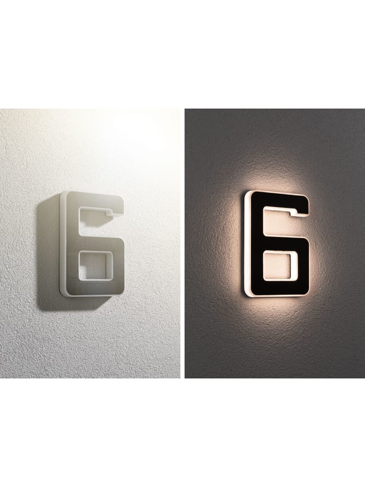 paulmann Solar LED Hausnummernleuchte  Nummer 6 günstig kaufen onesize