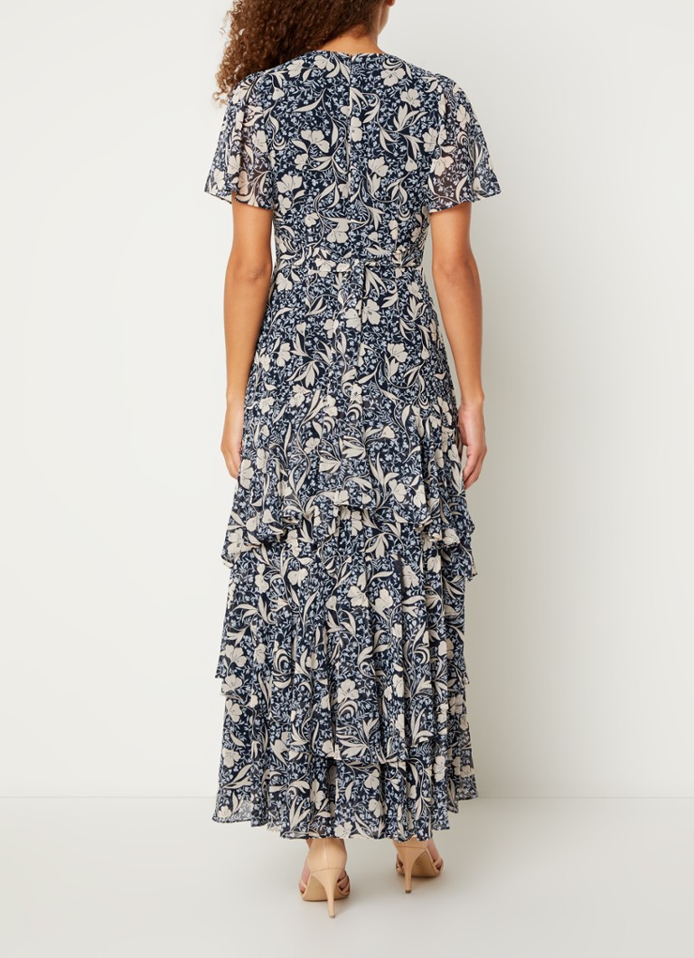 Φόρεμα Phase Eight Tyanna Ruffle Floral Maxi Φόρεμα
