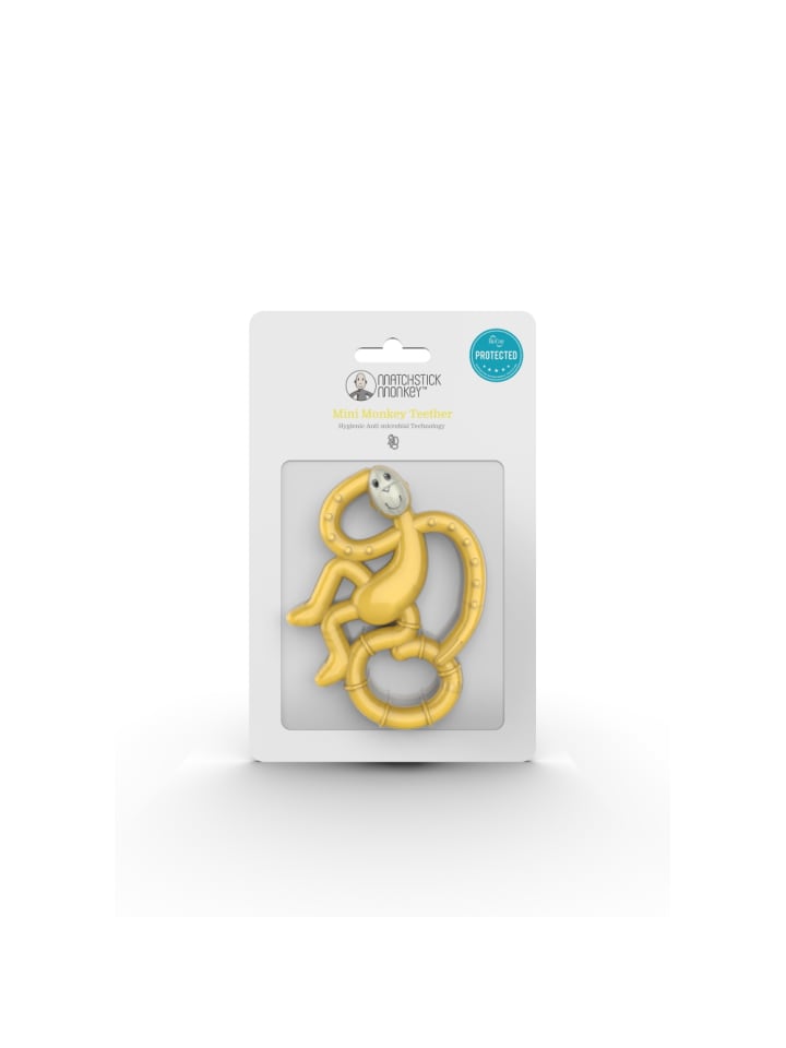 MATCHSTICK MONKEY Matchstick Monkey Beißring / Zahnungshilfe Affe mini gelb günstig kaufen onesize