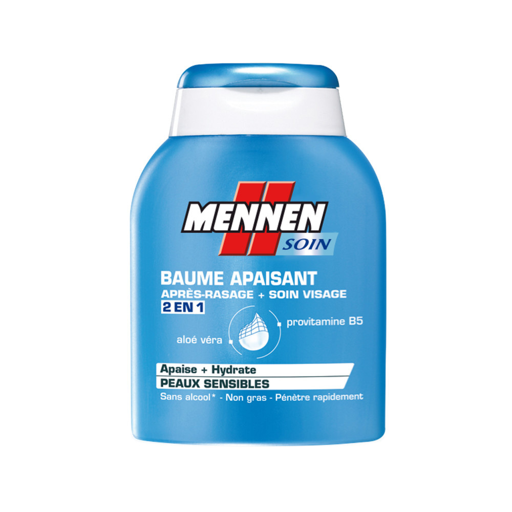 mennen Soin Après Rasage Baume Apaisant  Après-Rasage + Soin Visage 2-en-1