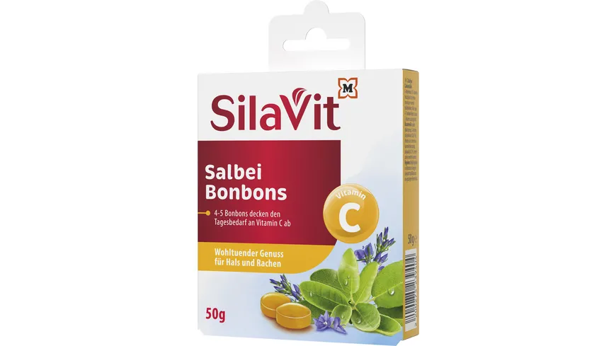 SilaVit Salbeibonbons Vitamin C 50 g