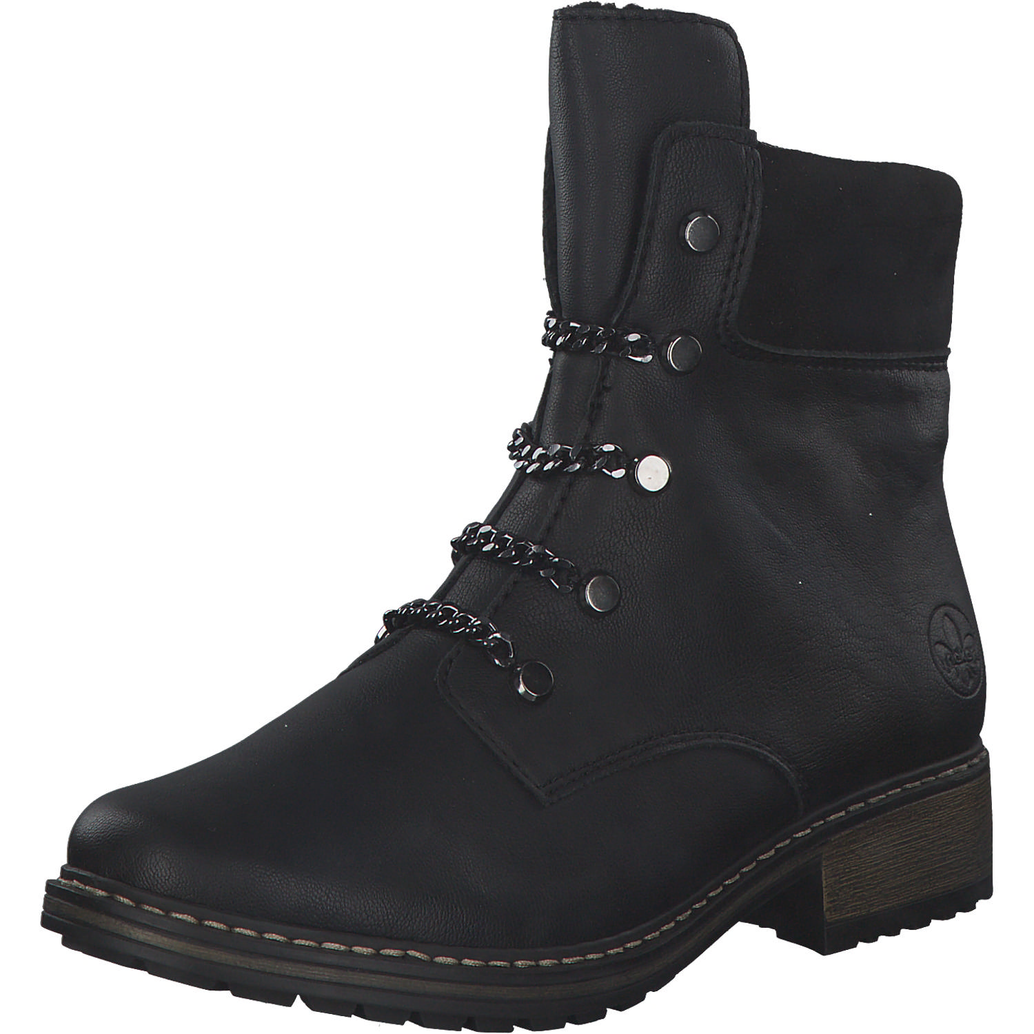 Rieker Z6872, Schnürstiefeletten, Damen, schwarz