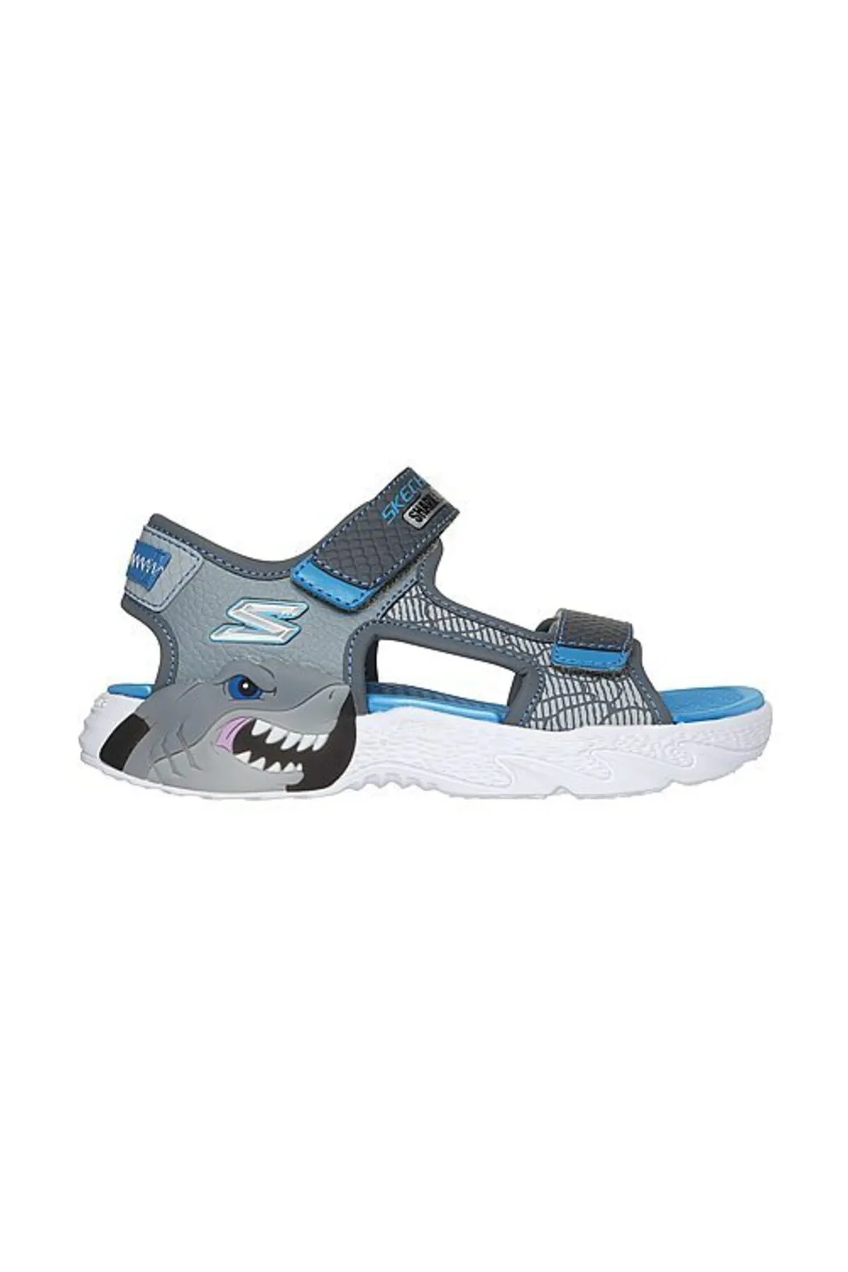 SKECHERS  Sandalette - Grau - Flacher Absatz