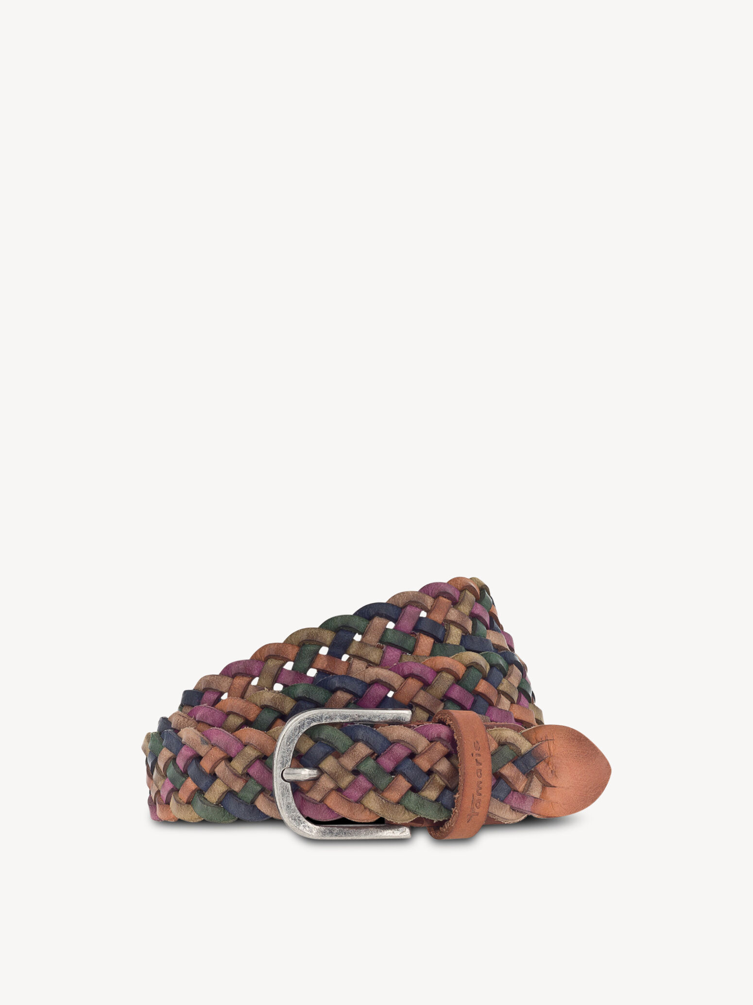 Ceinture en cuir - multicolore