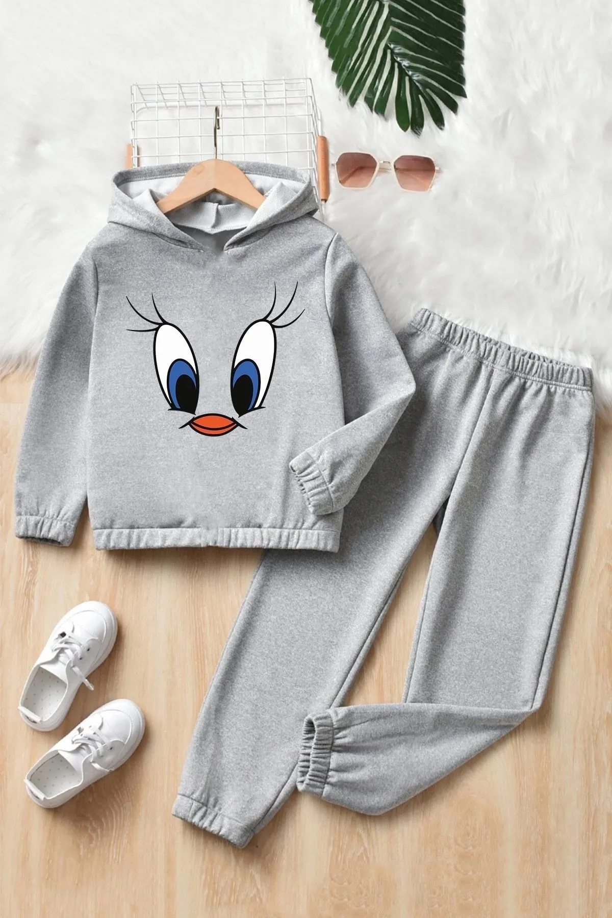 uyguntarz  Tweety-Trainingsanzug-Set für Kinder