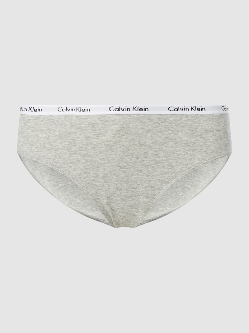 PLUS SIZE String mit Stretch-Anteil in mittelgrau meliert