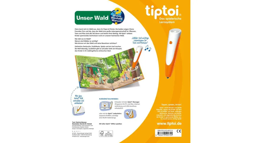 tiptoi® Wieso? Weshalb? Warum? Unser Wald