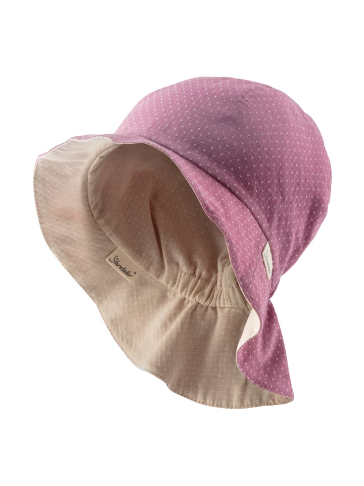 Sterntaler Wende-Sonnenhut Pünktchen in beige günstig kaufen 47 cm
