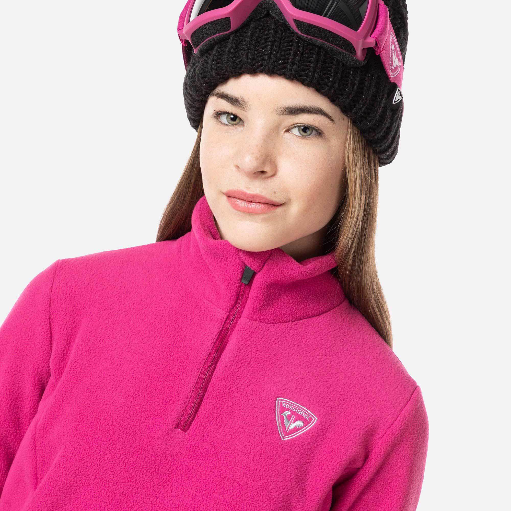 Haut en polaire demi-zip Fille