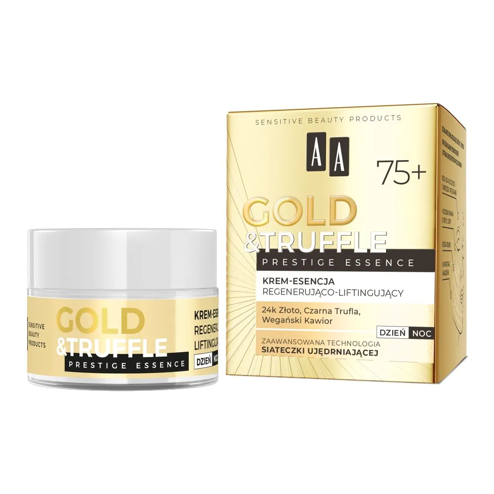 AA Gold & Truffle Prestige Essence 75+ - Regenererende og løftende creme-essens 50ml