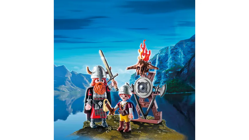 PLAYMOBIL 9209 - Ostern - Großer und kleiner Wikinger