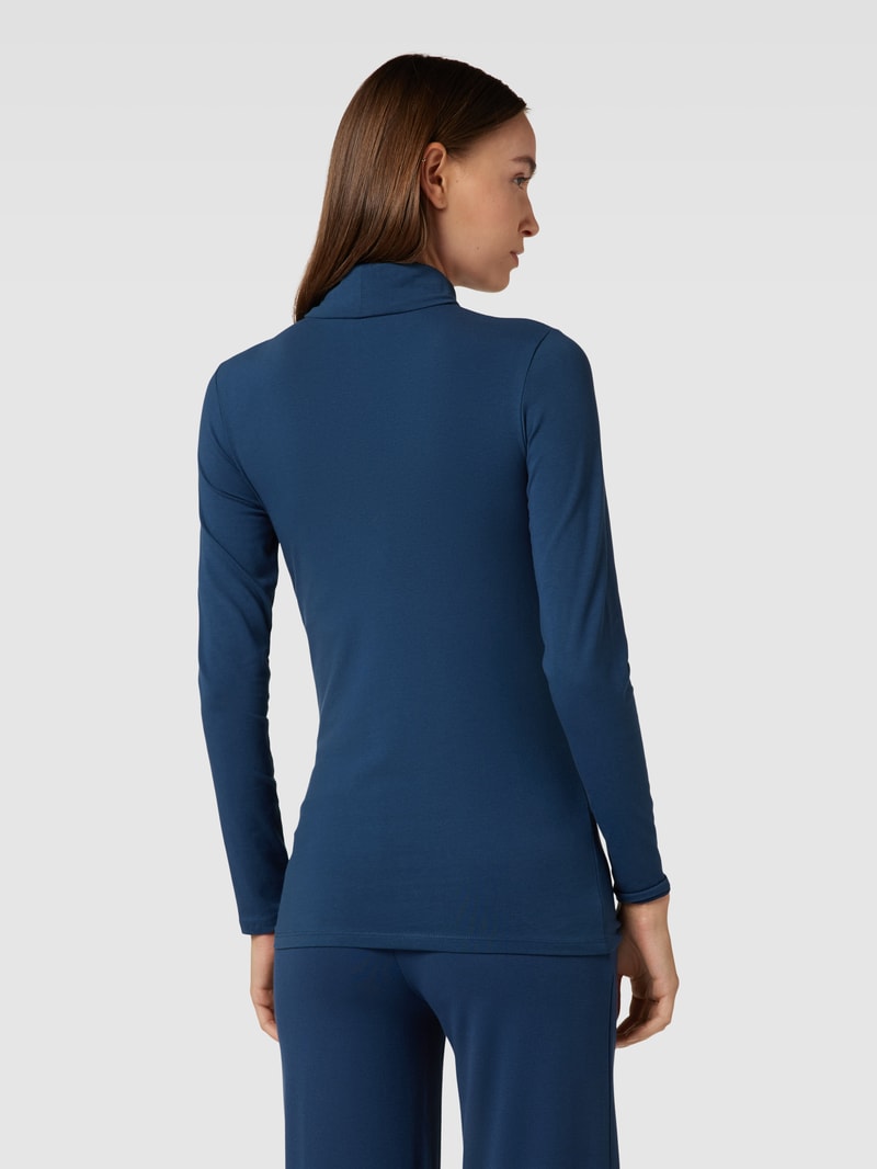 Umstands-Longsleeve mit Rollkragen Modell 'MIA' in rauchblau