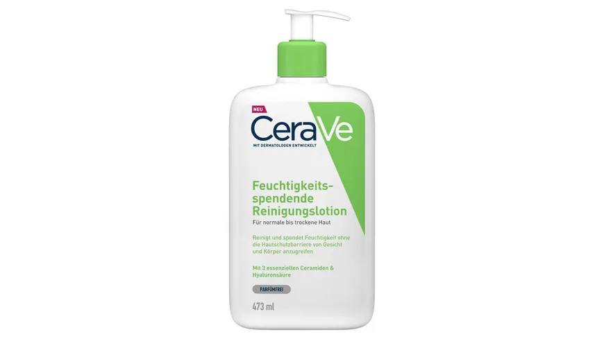 CERAVE Feuchtigkeitsspendende Reinigungslotion 473 ml