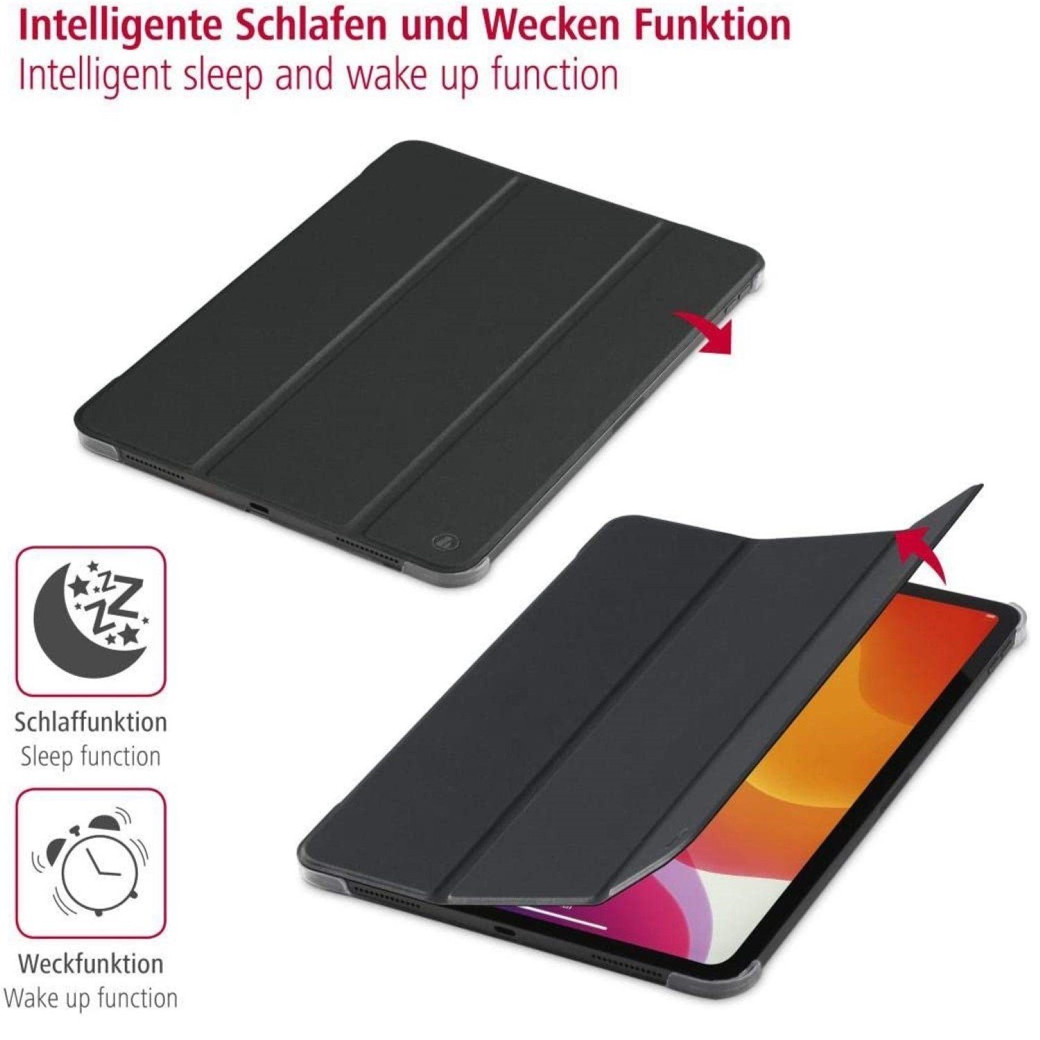 Hama Tablet-Hülle Smart Case Fold Clear Tasche Cover Hülle, für Apple iPad Pro 11