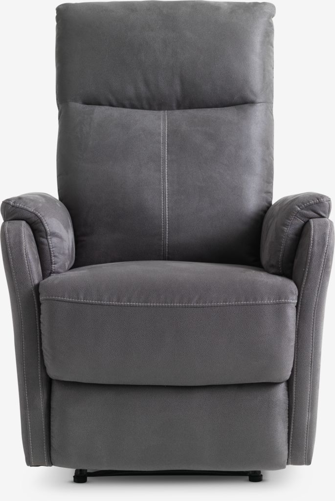 ABILDSKOV ABILDSKOV electric reclining armchair, gray, imitation leather