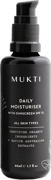 Mukti Organics Daily Moisturiser with Sunscreen Gesichtscreme