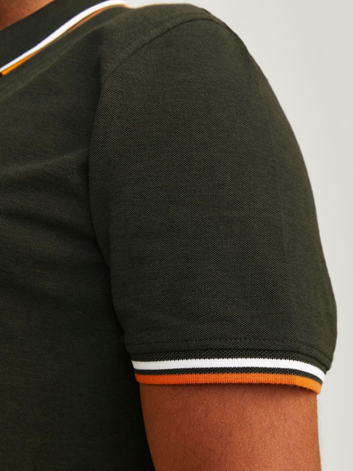 JACK & JONES PLUS Poloshirt in Kombu Green günstig kaufen