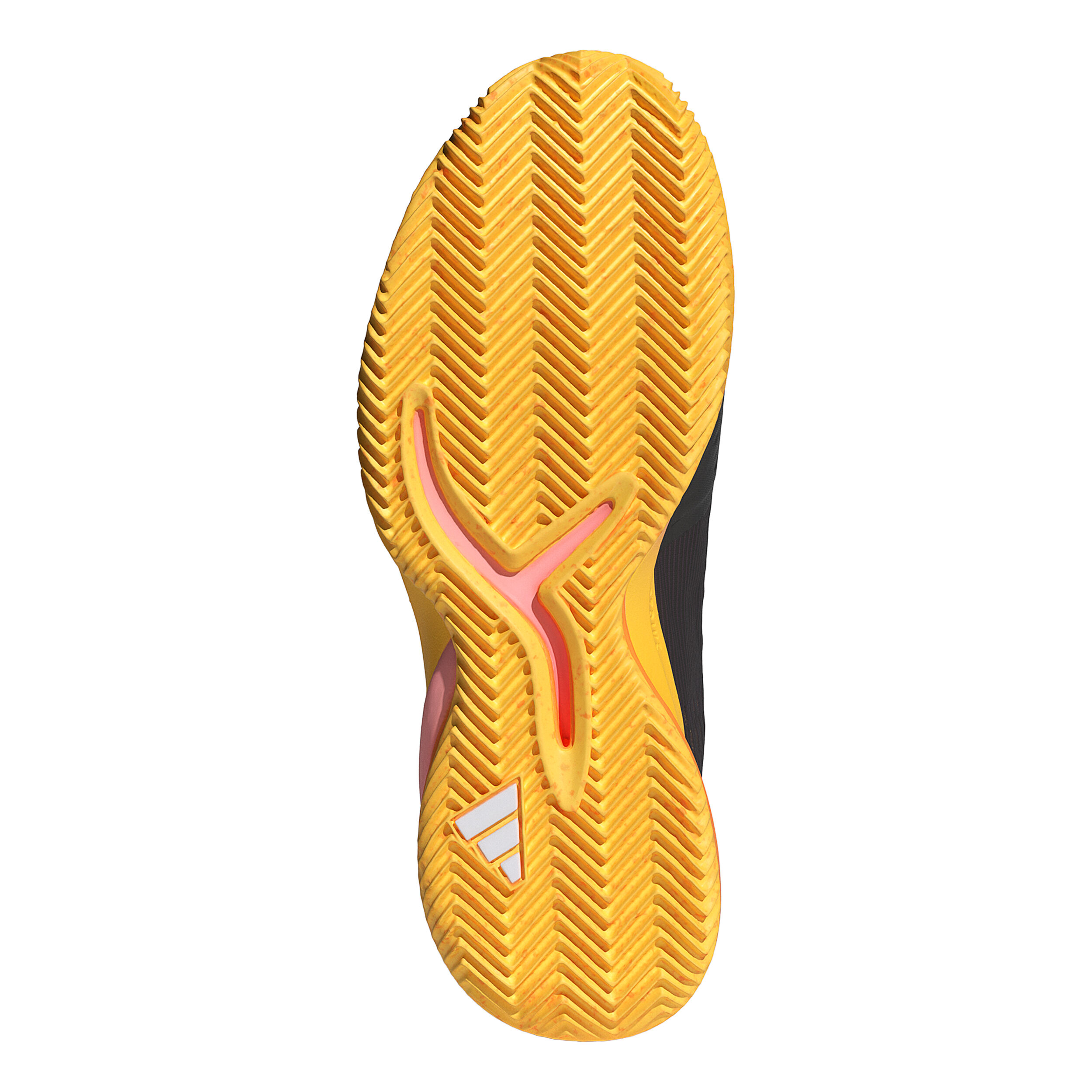 Adizero Cybersonic Sandplatzschuh Herren - Schwarz, Orange