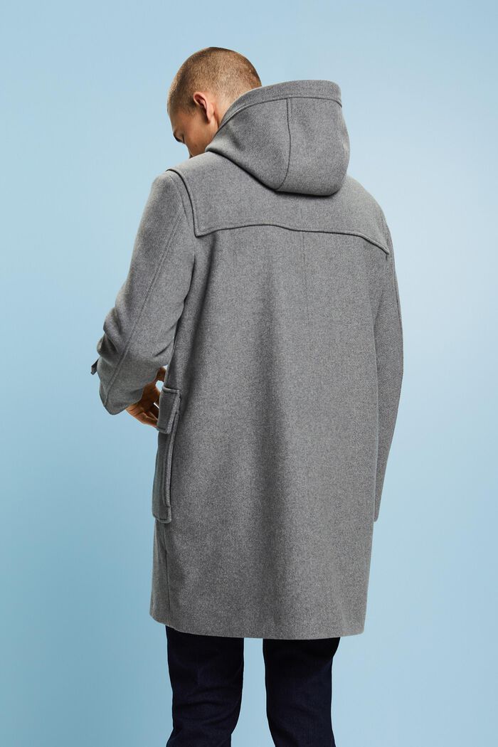 Dufflecoat aus Wollmix