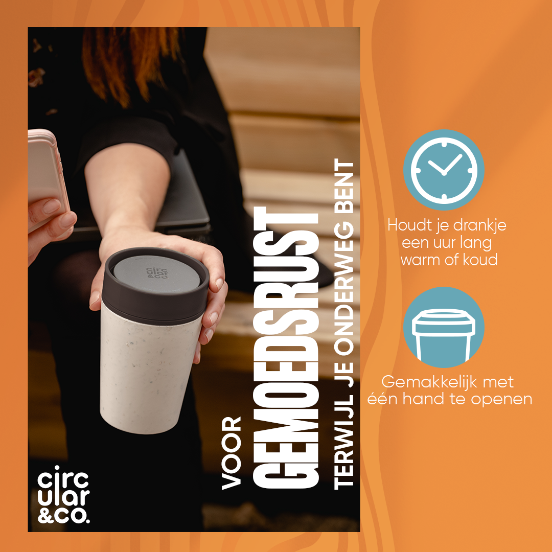 Circular&Co. 340 ml Cream To Go Kaffeebecher