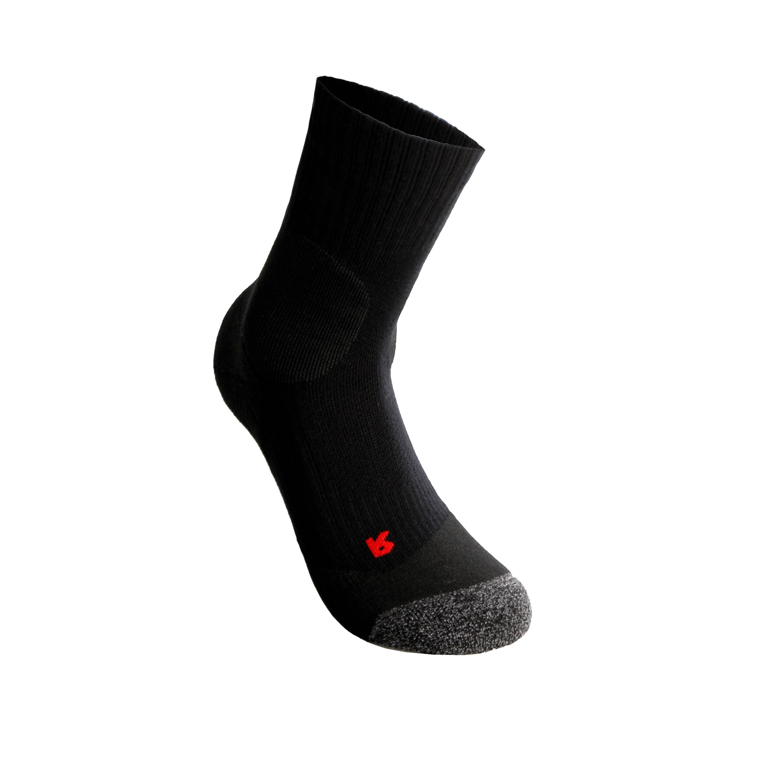TE2 Tennissocken Herren - Schwarz, Dunkelgrau