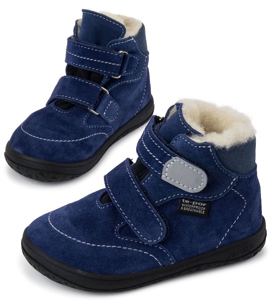 Jonap bare ~ HighCut Klettschuh Winter + TEX ~ Royal Blue