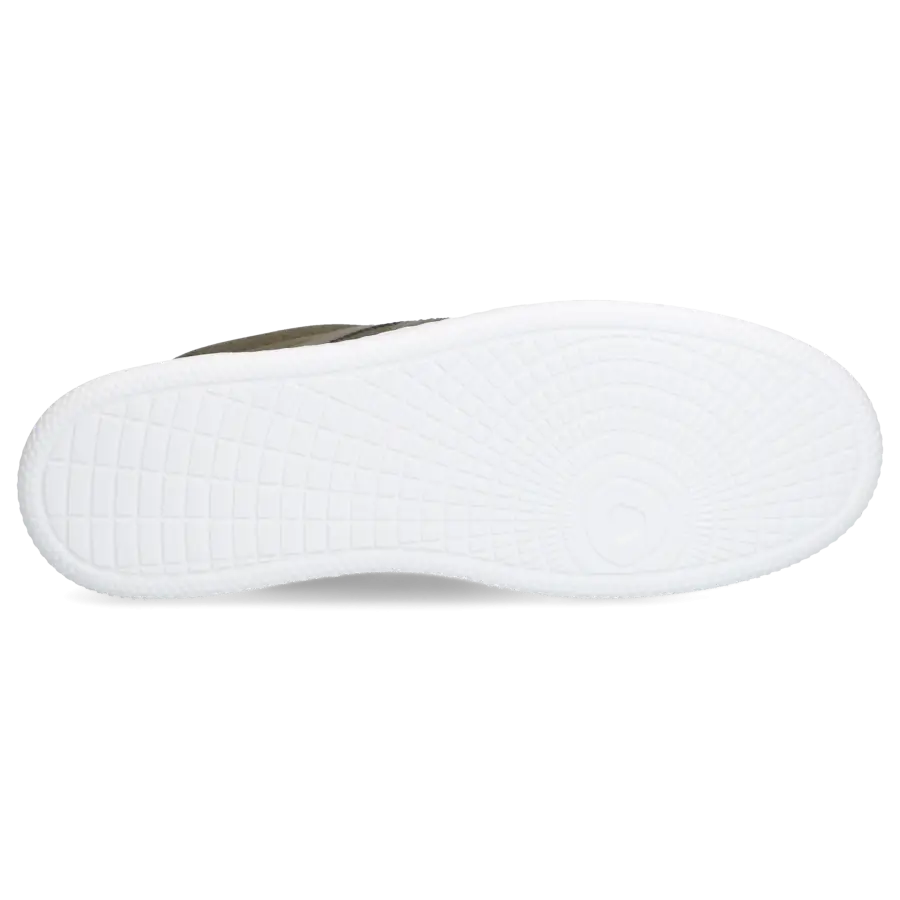 Moncler - Sneaker low MONACO Veloursleder - grün