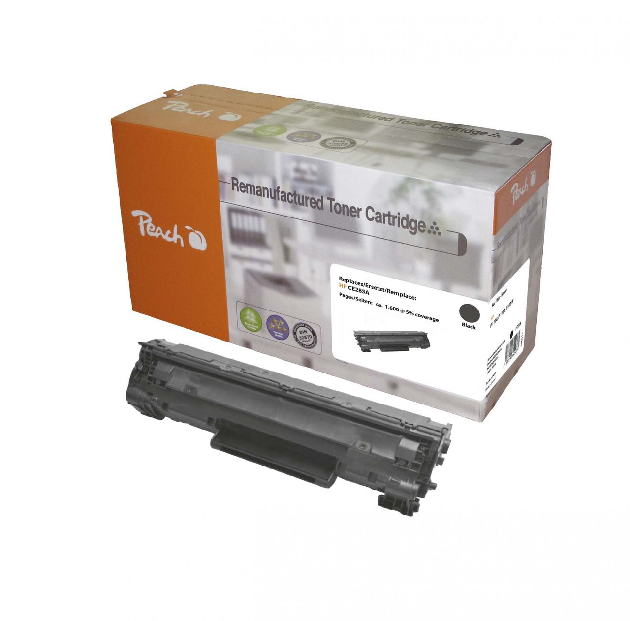 Peach Tonermodul schwarz HY ersetzt HP No. 85A BK