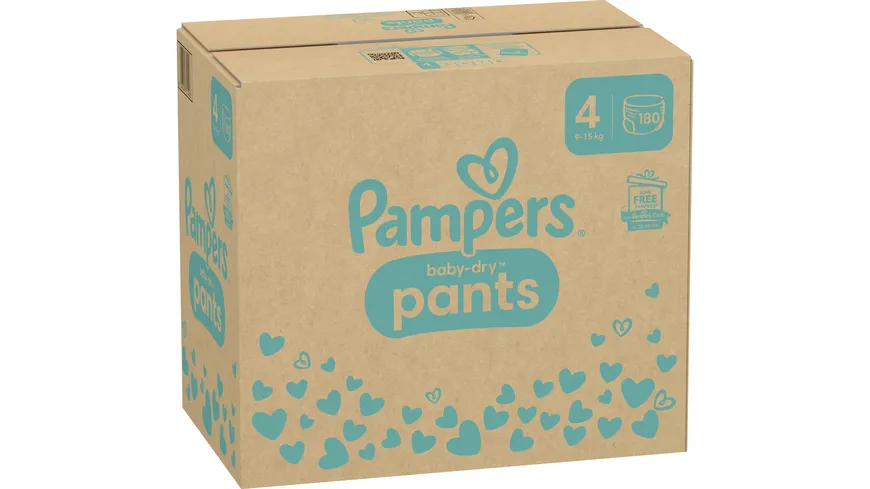 Pampers Baby Dry Pants Gr.4 9-15kg Monatsbox